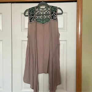Umgee Boho Embroidered Festival Vest